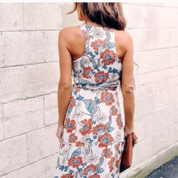 NWOT Vici Floral Wrap Maxi Dress, fits like Small - Picture 8 of 9